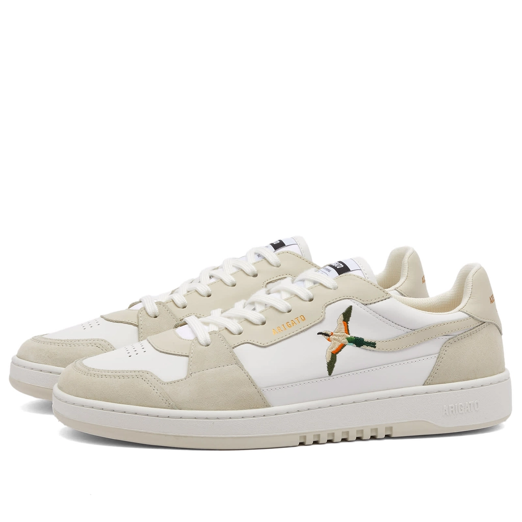 Axel Arigato Men's Dice Lo Bee Bird Sneaker White/Off White